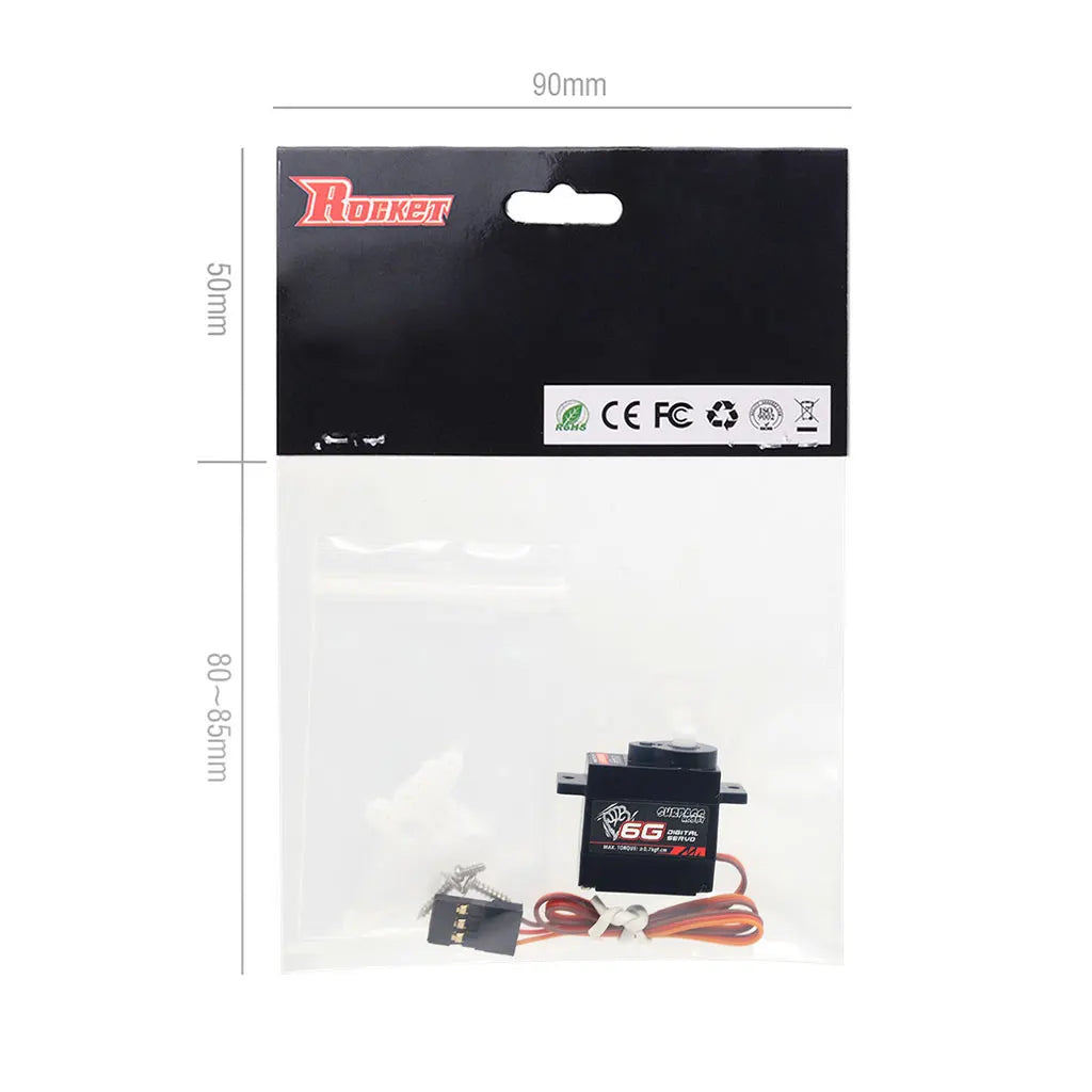 SURPASS HOBBY 2g 3.7g 4.3g 6g 8g Micro Digital Mini Servo Metal and Plastic Gear for Rc Drone Airplane Fixed-wing Car Robot