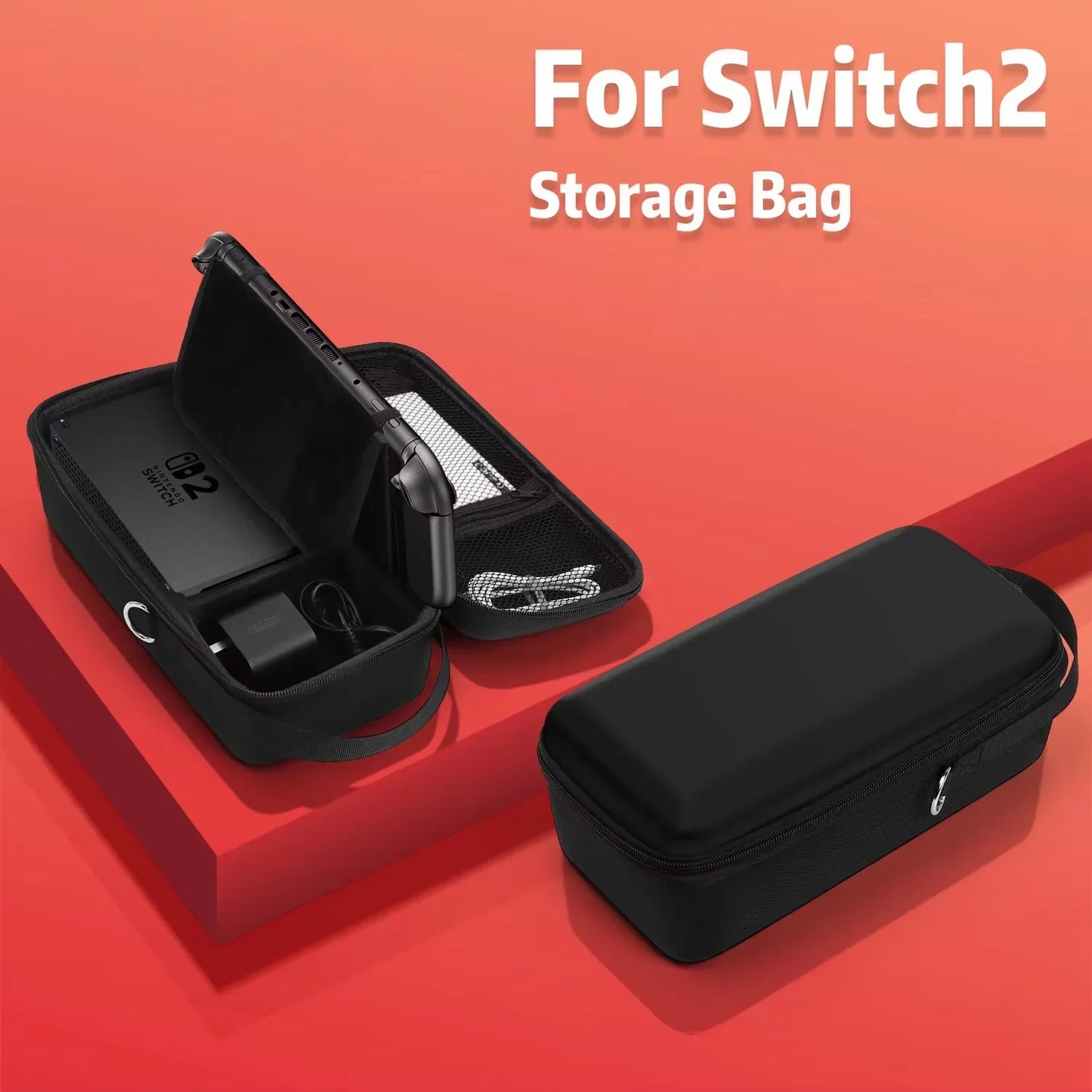 For Switch 2 Game Theme EVA Carrying Case Hard Shell Switch 2 Storage Bag Portable NS Switch 2 Accessories Large Capacity Bag