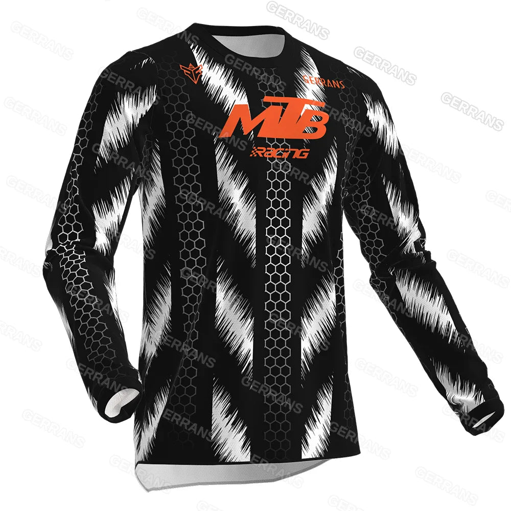 Mtb Downhill Jersey Mountain Bike T-Shirt Motorcycle Offroad DH Gerrans Mtb Jersey Motocross Shirt Sweatshirt Sportwear Clothing