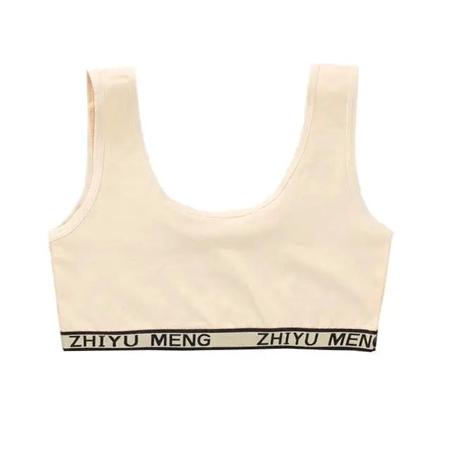 Cotton Training Bras for Growing Girls, Ages 8-18