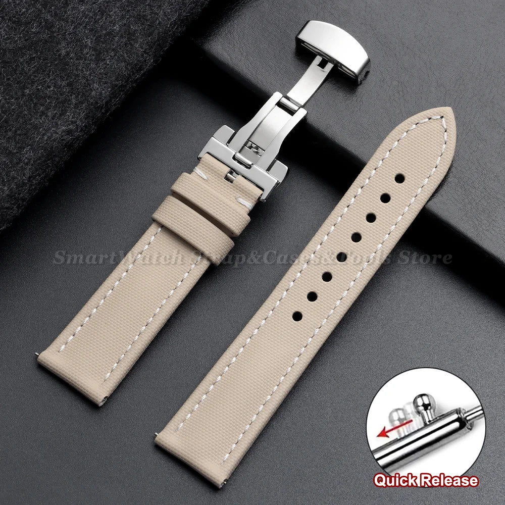 COROS PACE & APEX Sailcloth Band with Butterfly Clasp