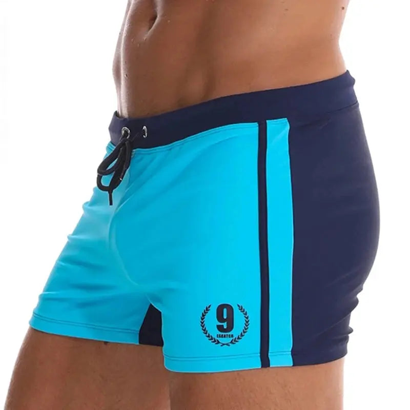 Men's Breathable Gym & Swim Shorts Adjustable Waist  Quick Dry
