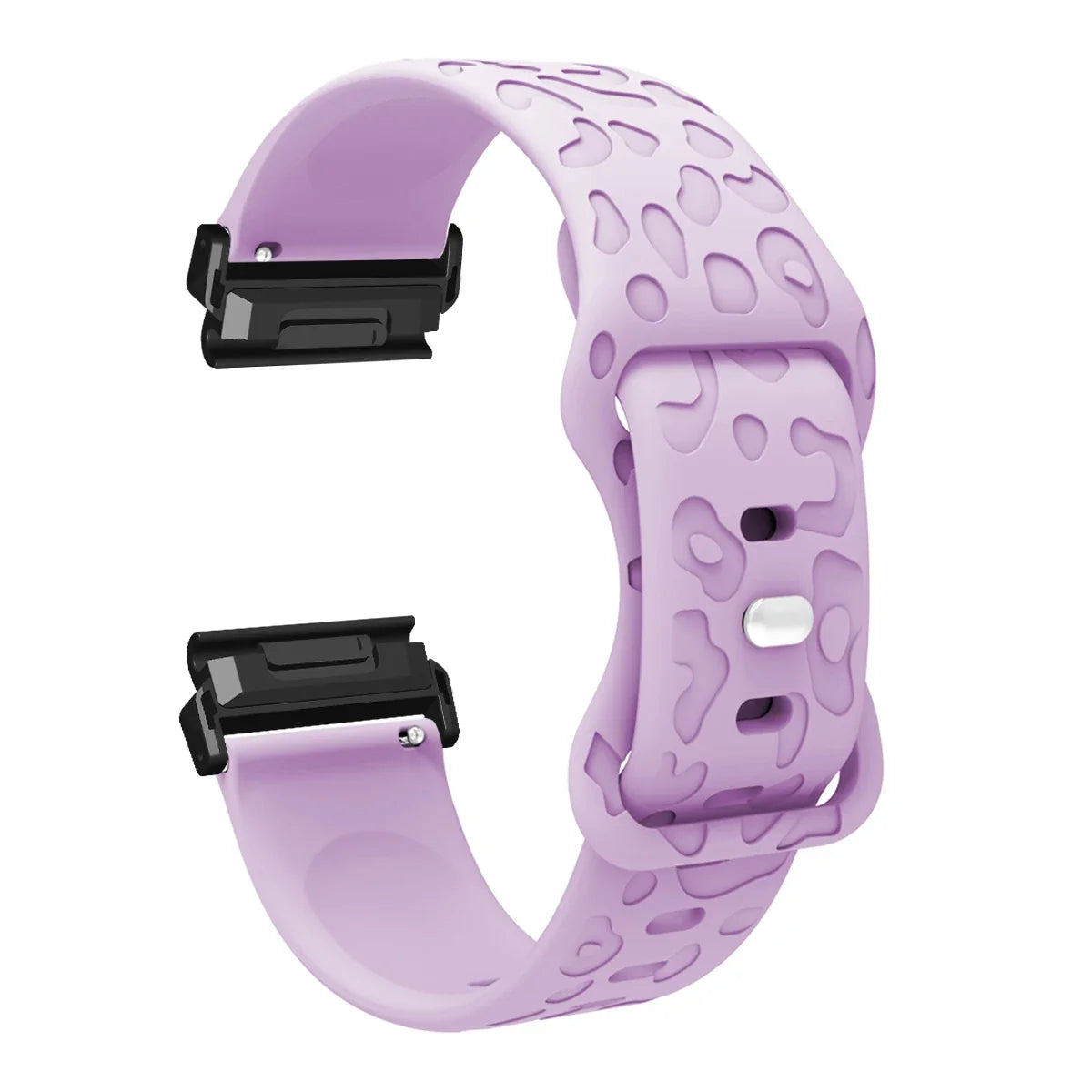 Garmin QuickFit 22/26mm Embossed Silicone Band with Tuck Closure