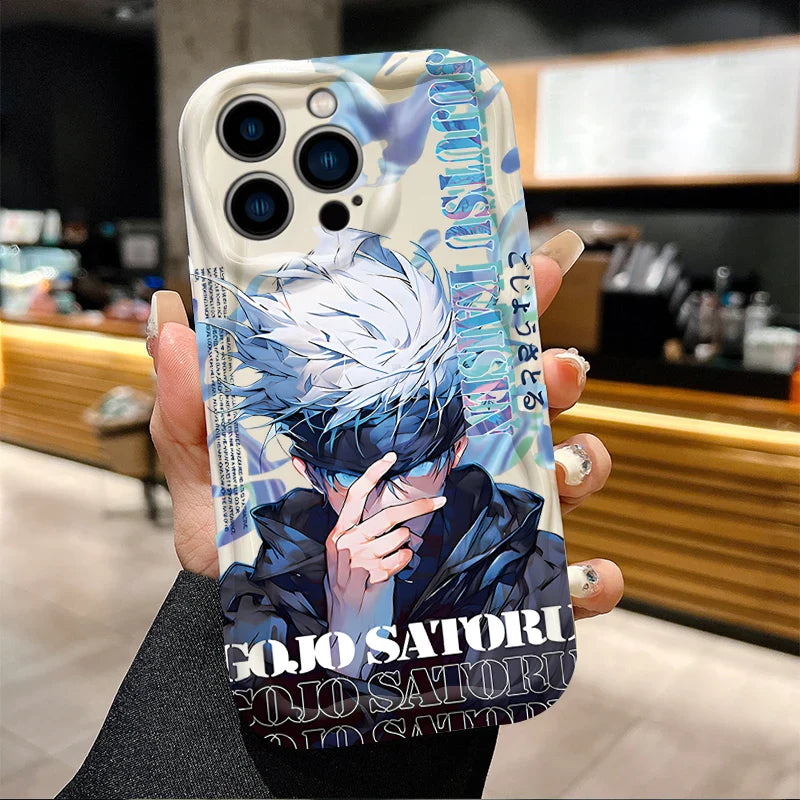 Funda de teléfono de onda suave Jujutsu Kaisen Gojo Satoru para iPhone