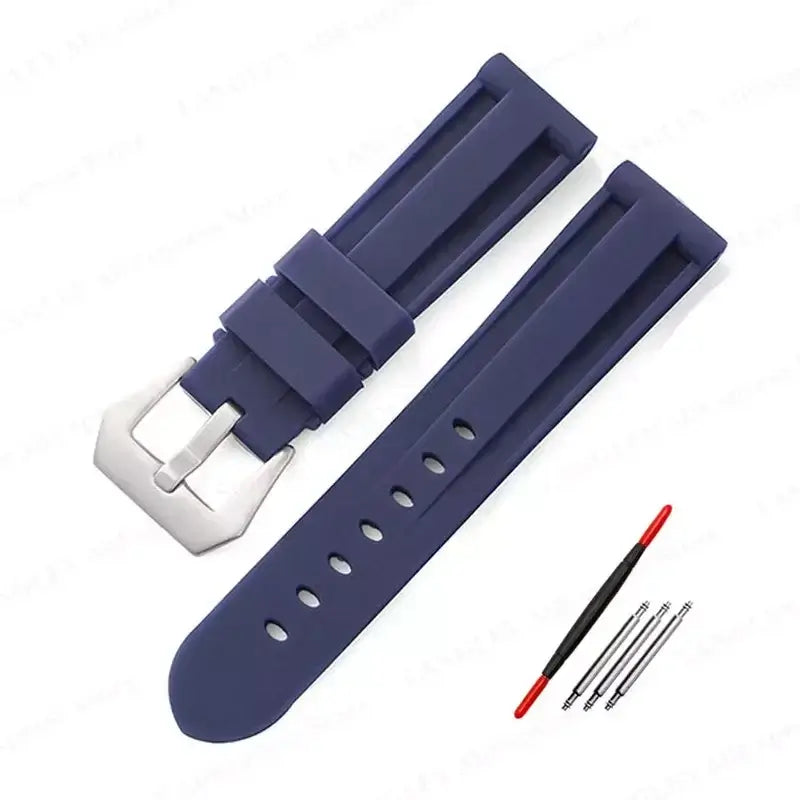 Samsung Galaxy Watch 7, 6, 5, 4 & FE Raised-Panel Silicone Band