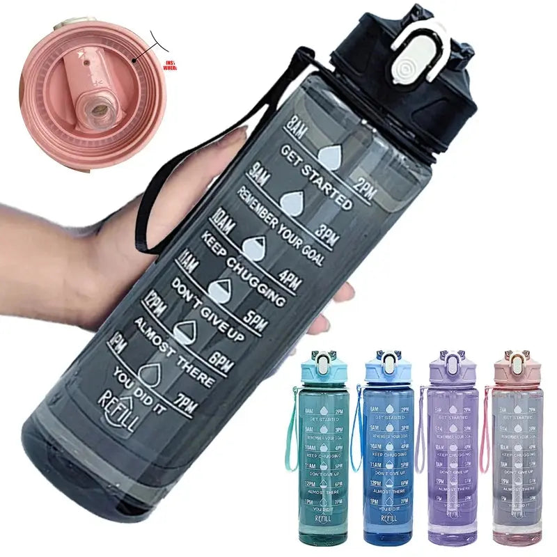 Colorful  Portable Sports Bottles for On the-Go Hydration