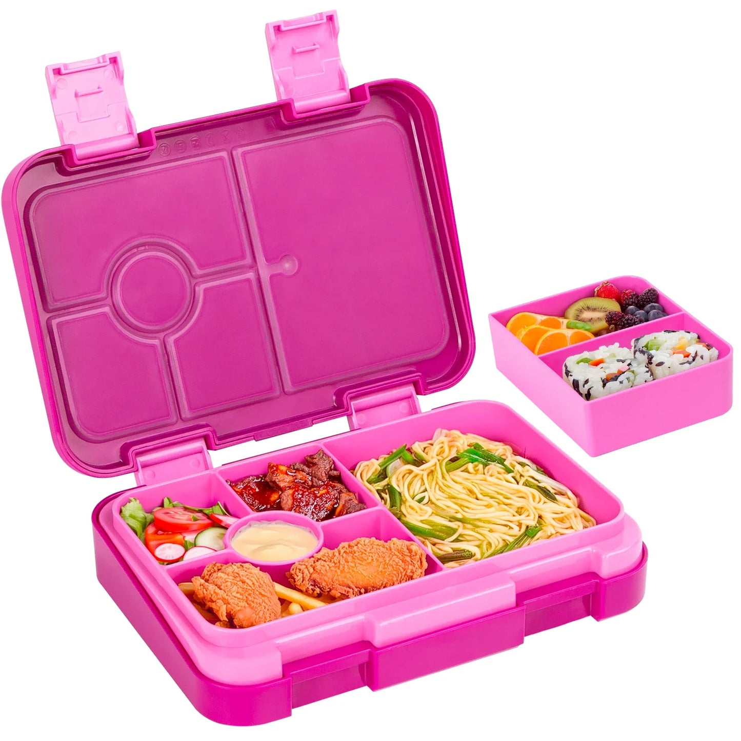 Adorable Kids Lunch Box Student Microwave Safe Travel Bento Box Halloween Container Portable Leak Proof Fruit Salad Bento Box