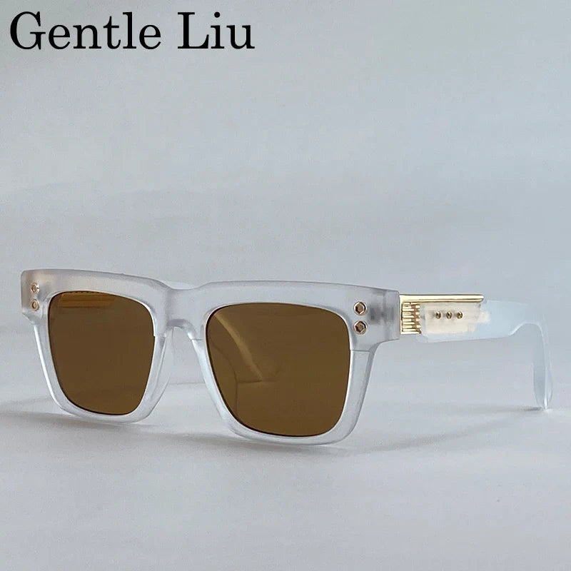 Classic Polarized Square Punk Sunglasses Men 2026 Luxury Brand Driving Change Color Sun Glasses For Male Steampunk Eyewear Shade