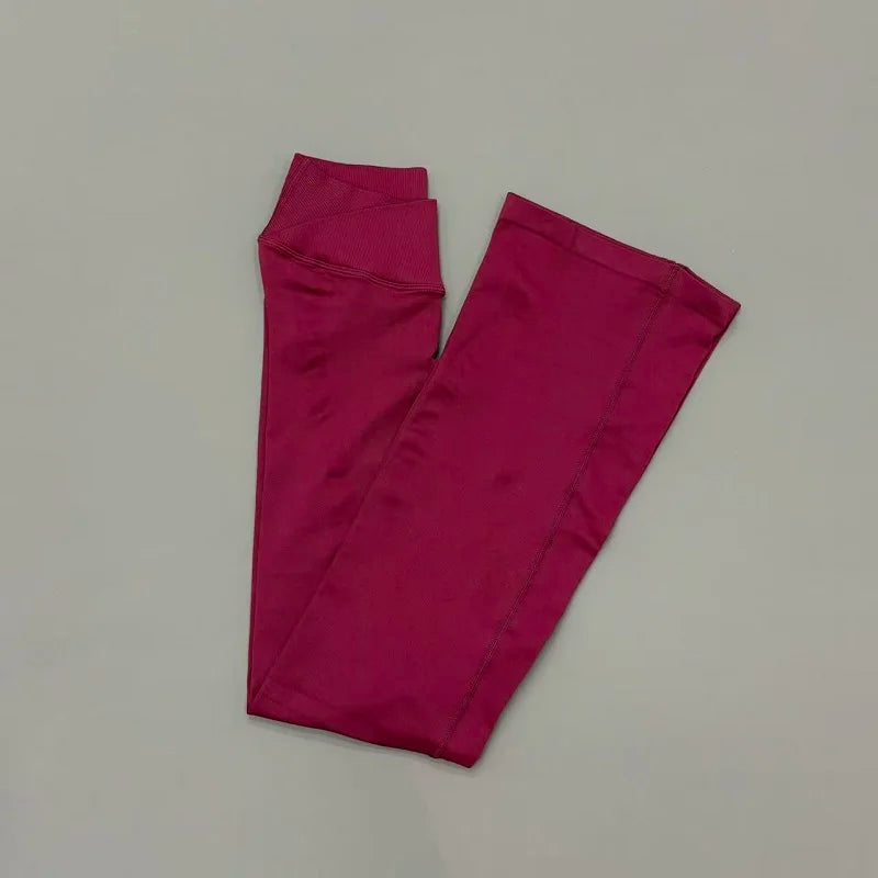 HISTELLO Seamless Flare Yoga Leggings