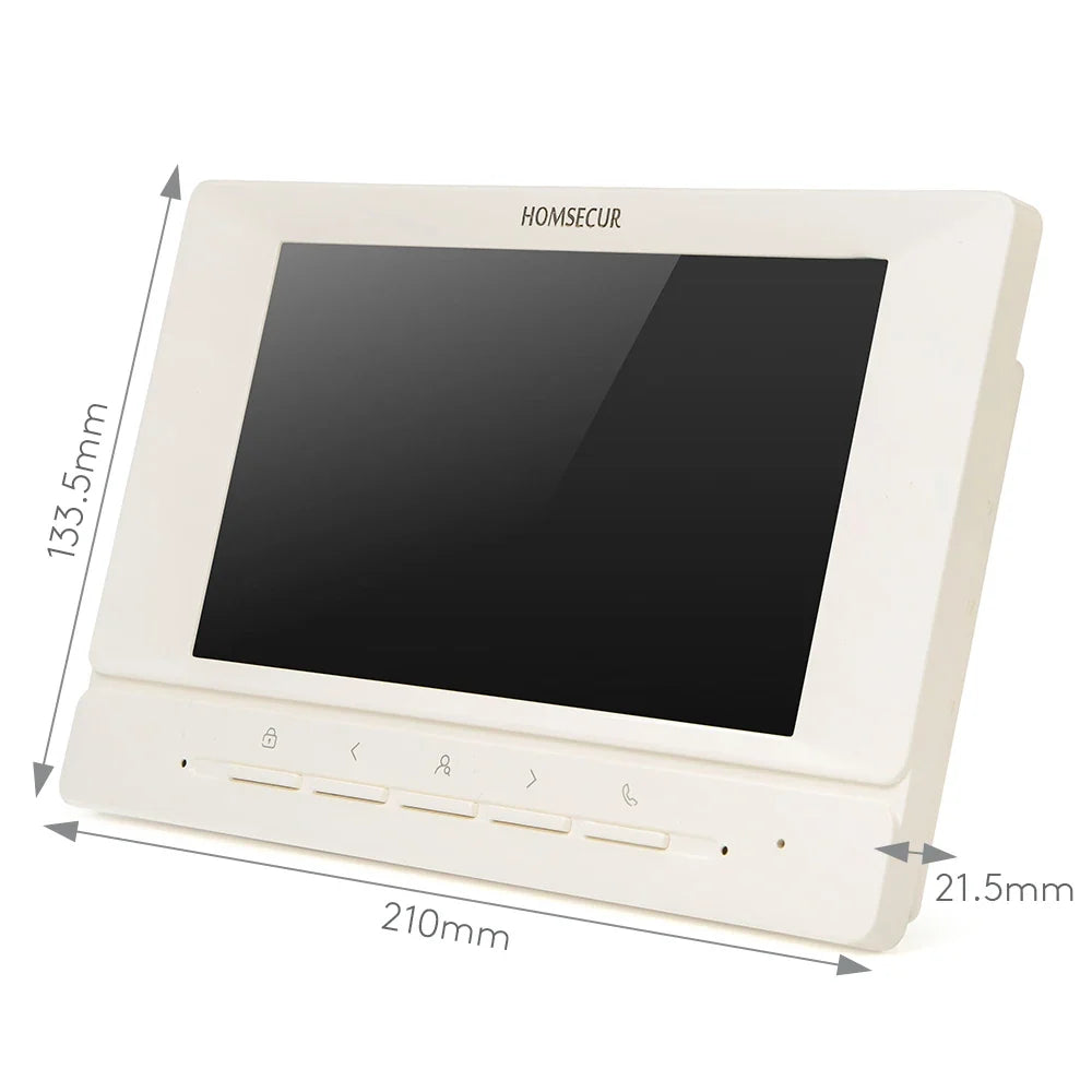 (not Standalone) Homsecur Indoor Monitor V7022a-Ahd-Wifi for XSL Video