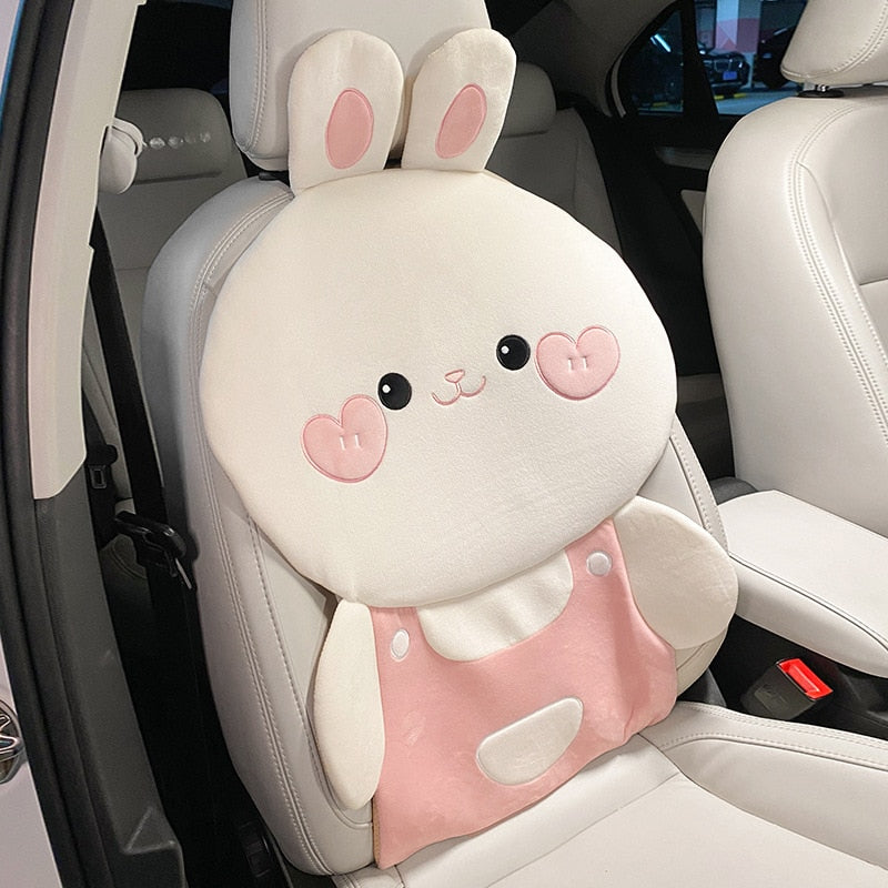 Fundas para asientos de coche con conejito y oso