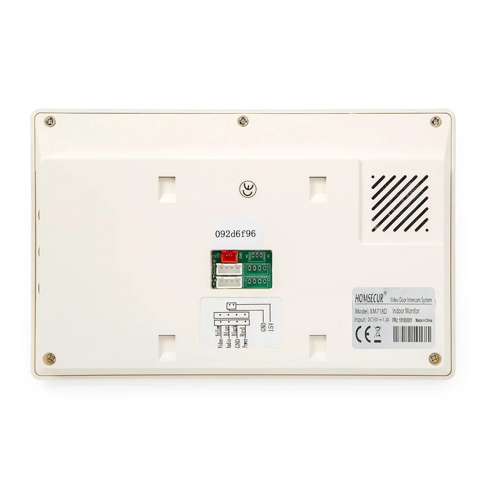 (not Standalone) Homsecur Indoor Monitor V7022a-Ahd-Wifi for XSL Video