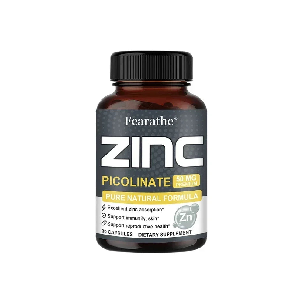 ZincMax 50: Refuerzo Inmunitario y de la Piel, Puro y Potente