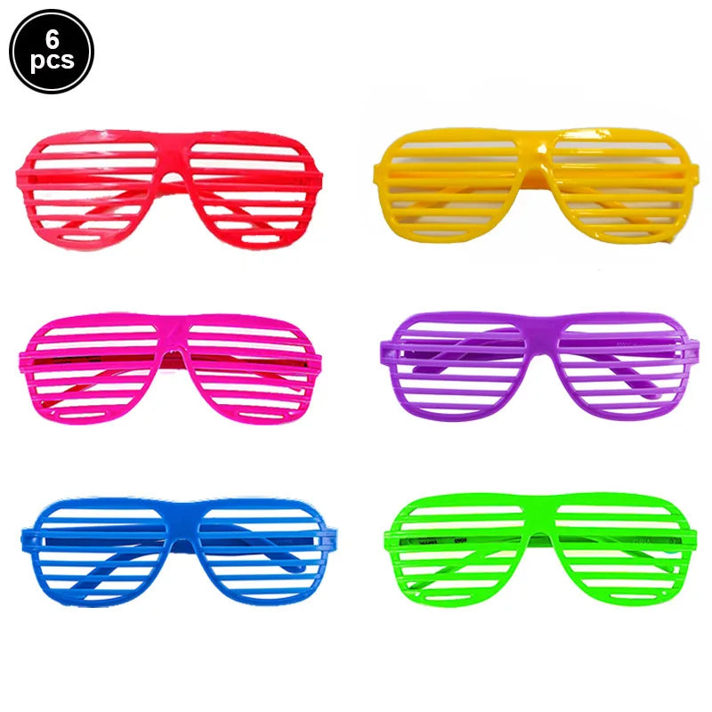 6 12 24 30 Pcs Neon Party Supplies Neon Formal Hats Glow In The UV Light Party Fluorescent Hat UV Light Party Decorations Adults