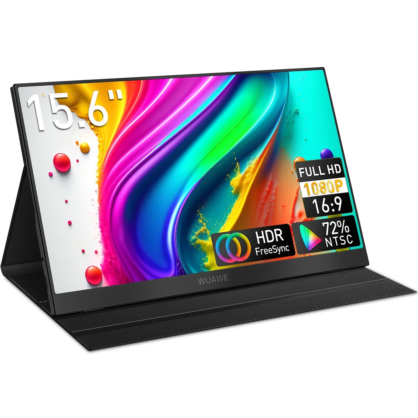 15.6 Inch Portable Monitor for Laptop, 1080p 72 NTSC 100 Srgb USB C
