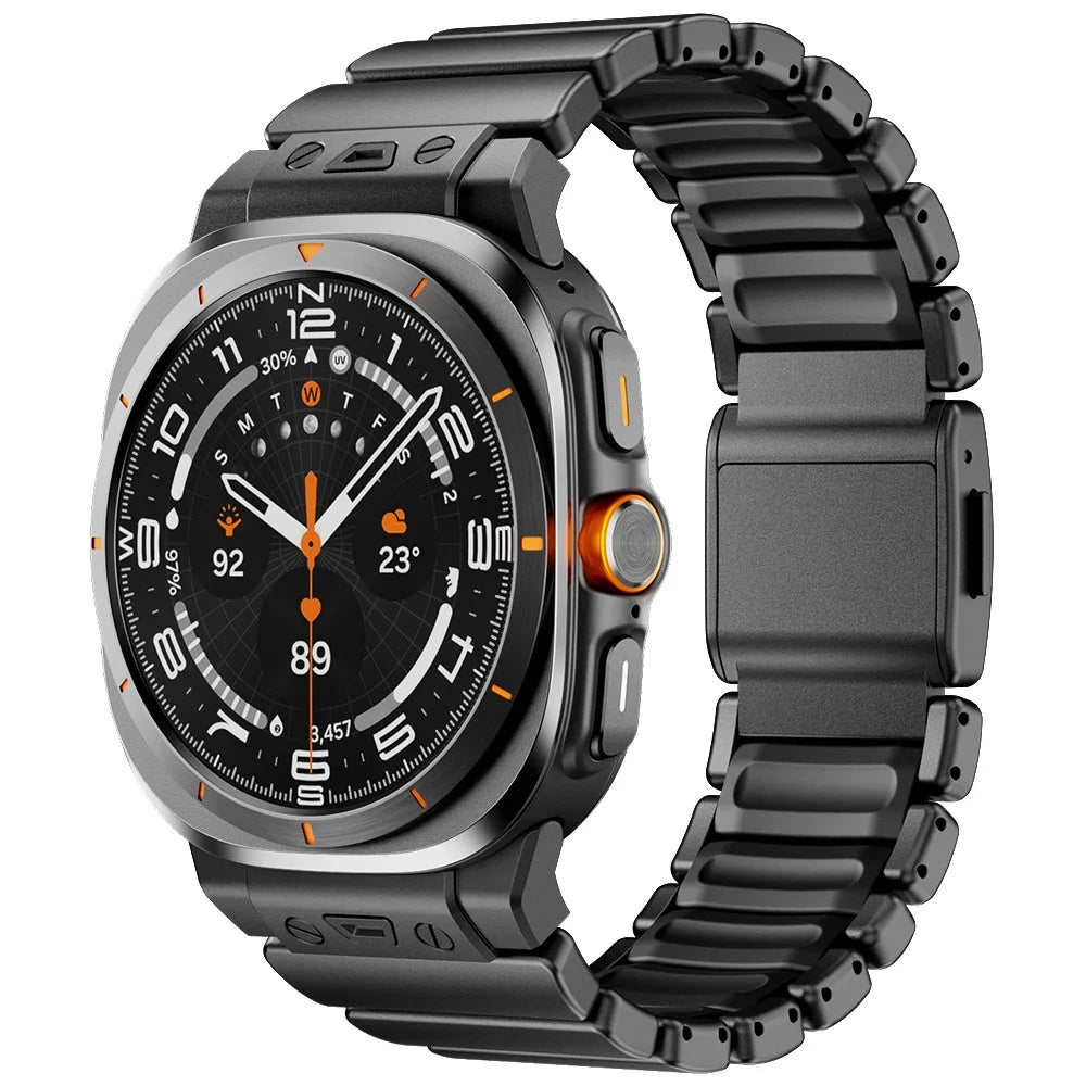 Samsung Galaxy Watch Ultra & Ultra 2 Metal & Silicone Link Band