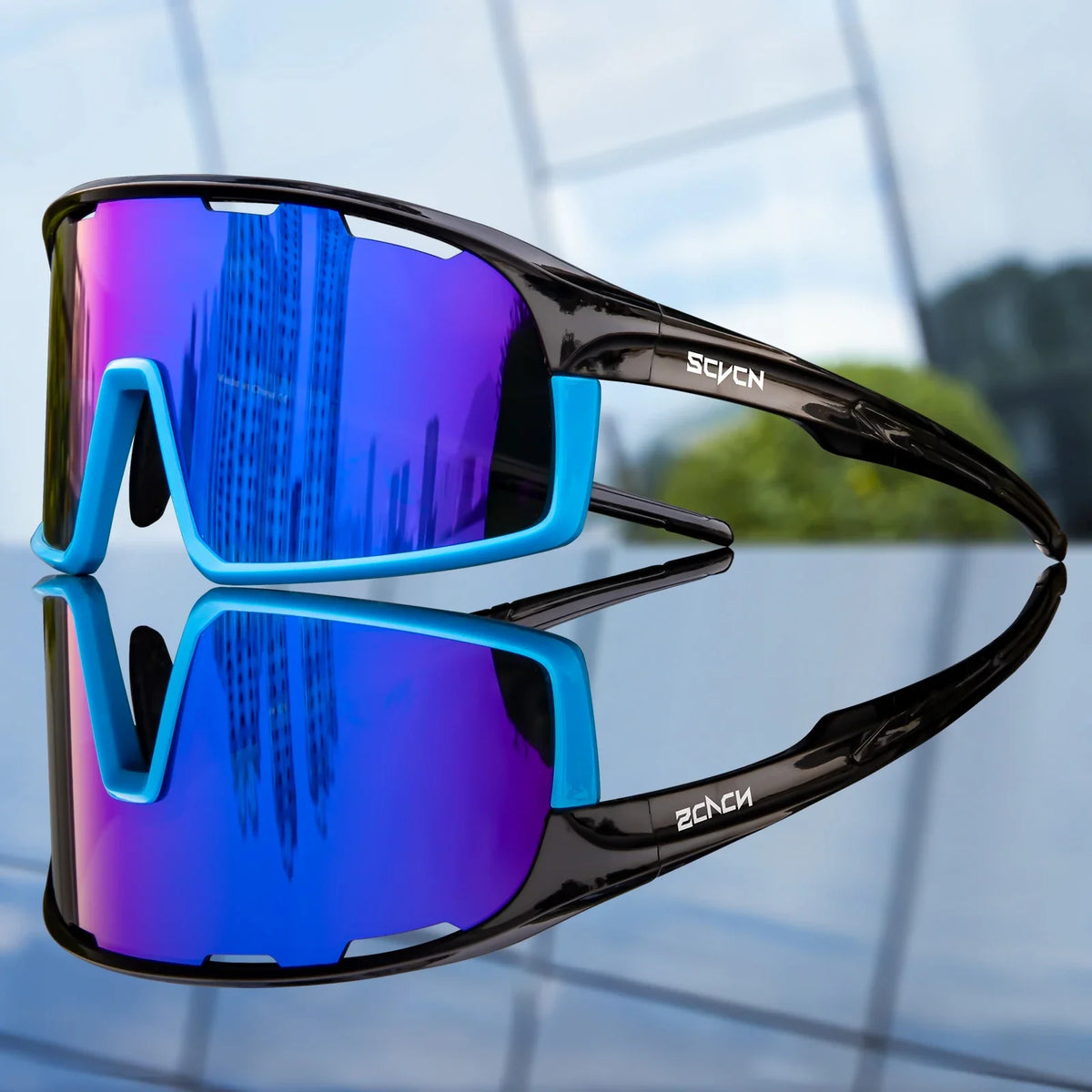 SCVCN Photochromic Cycling Glasses Hiking Drive Bicycle Sports Sunglasses Outdoor Running Sunglasses Men MTB Road Bike Glasses