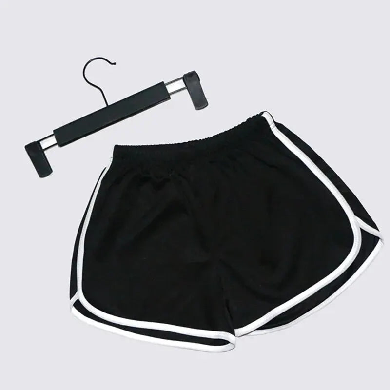 Pantalones cortos elásticos para mujer, holgados, de secado rápido