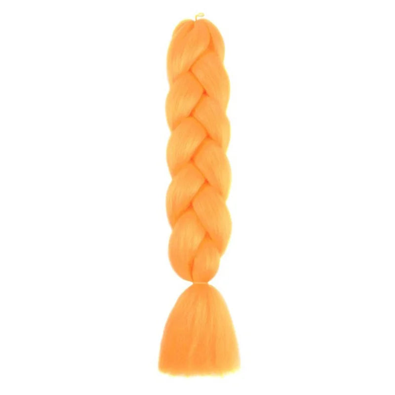 24-Inch Jumbo Box Braiding Hair Extensions | Yaki Straight Synthetic Dreadlocks