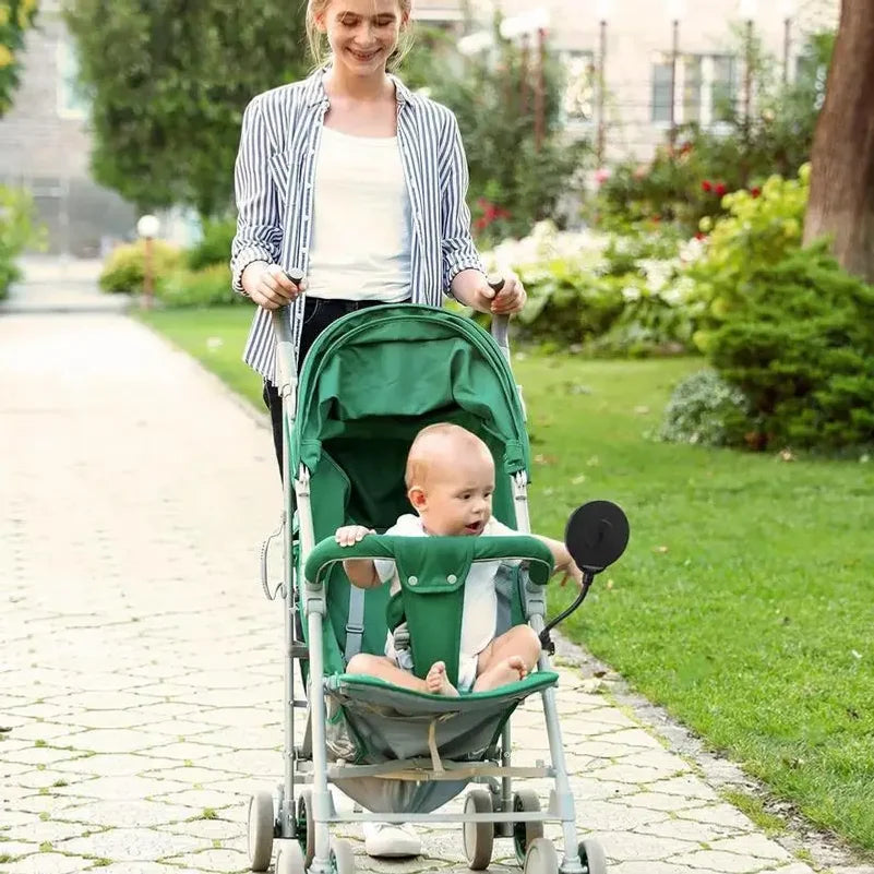 Stroller Rear View Mirror Security Toddler Stroller Mirror For Jogging Easy To Install Stroller Convex Security Mirror