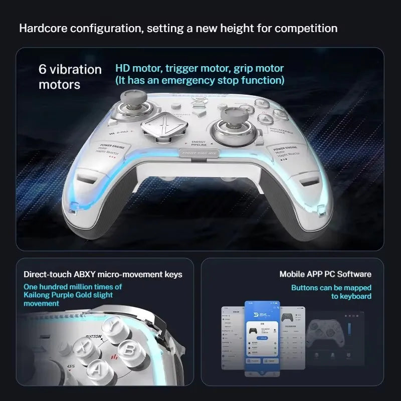 ZD Ultimate Legend Game Controller Elite Modular Sensory RGB Switch Phone Bluetooth Controller NS Tablet Steam Xbox Gifts