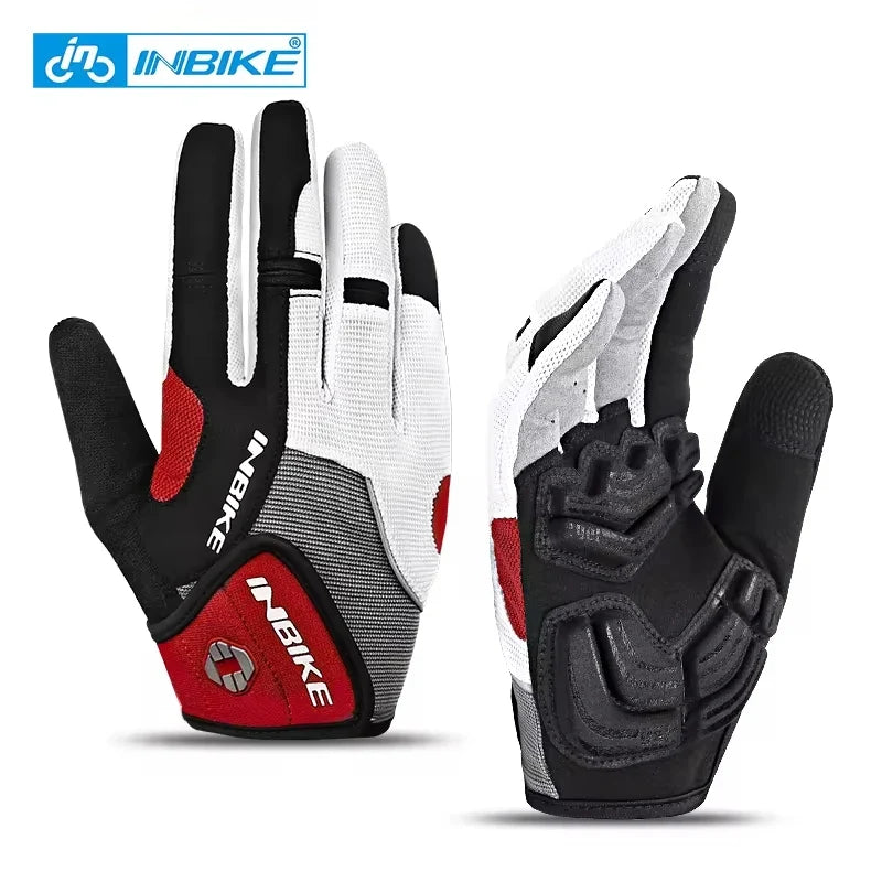 INBIKE Full Finger Gel Padded Touchscreen Gloves