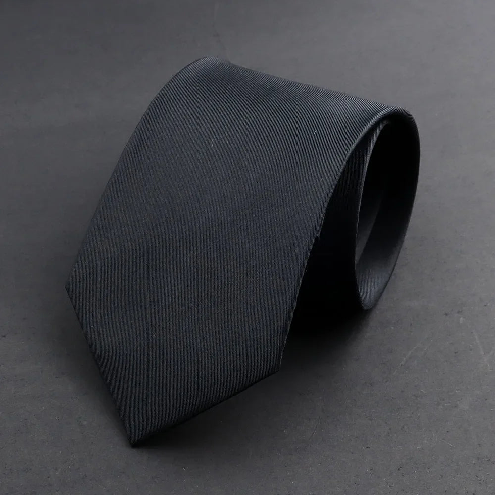 100% Silk Tie 8cm Stripe Slim Necktie Navy Blue Burgundy High Quality For Men Business Meeting Suit Dress Gravatas