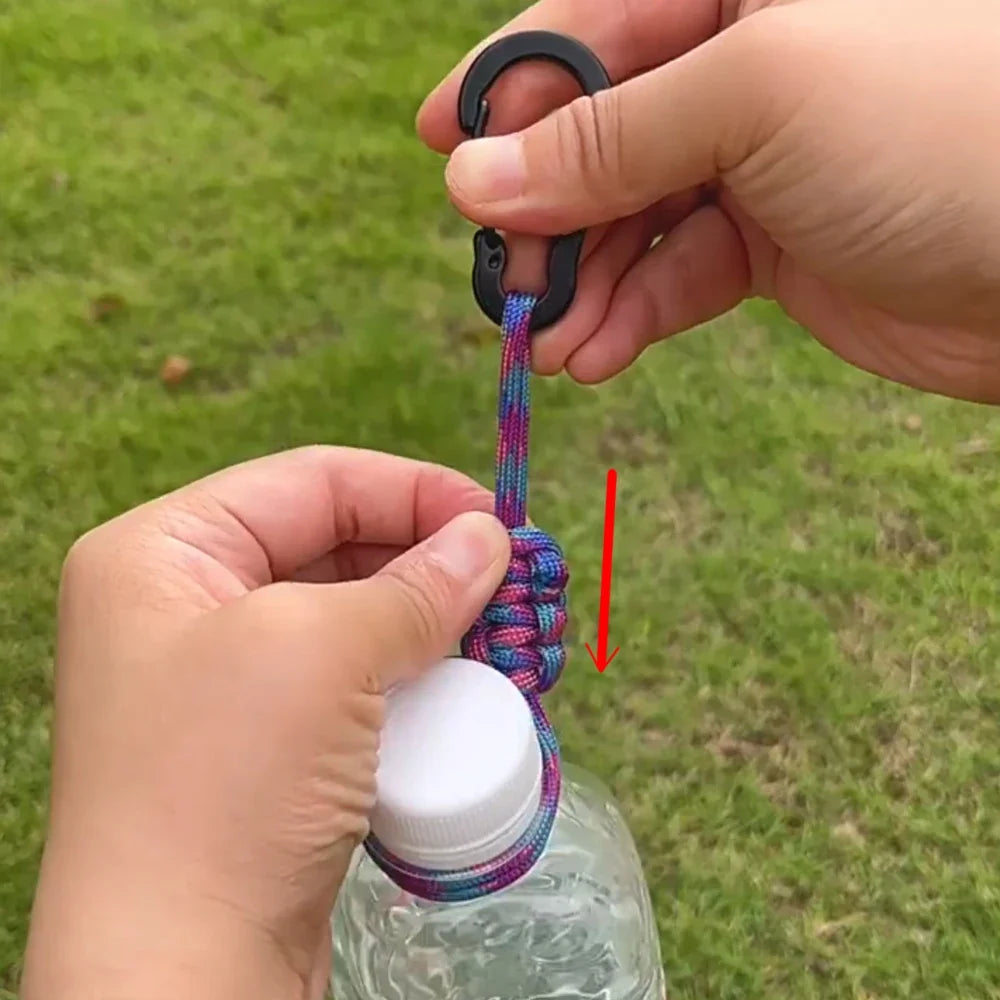 Outdoor Multifunctional Water Bottle Buckle, Kettle Buckle, Umbrella Rope Buckle, Hat Bbuckle, Mineral Water Universal Keychain