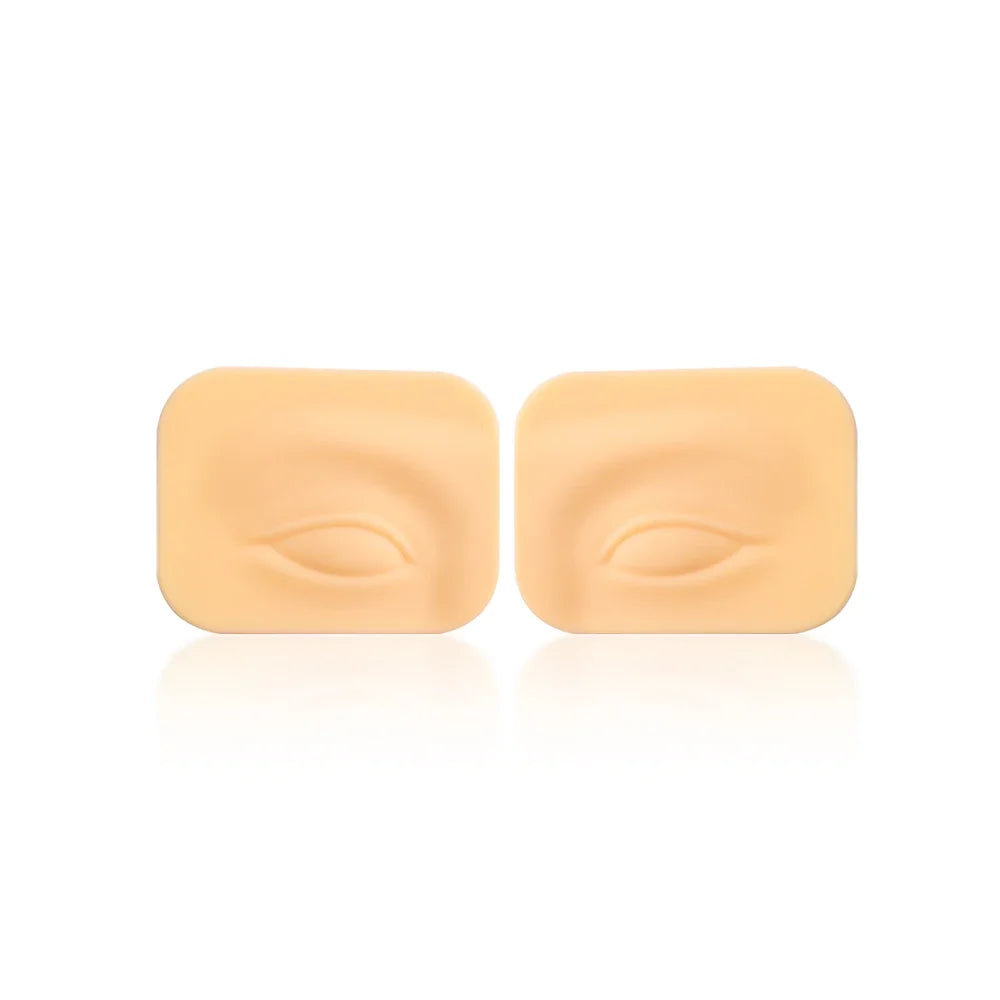 Premium 5D Silicone Eyebrow Tattoo Practice Training Skin Pad for Eye Permanent Makeup Board Beauty Academy Cosmetic Synthetic