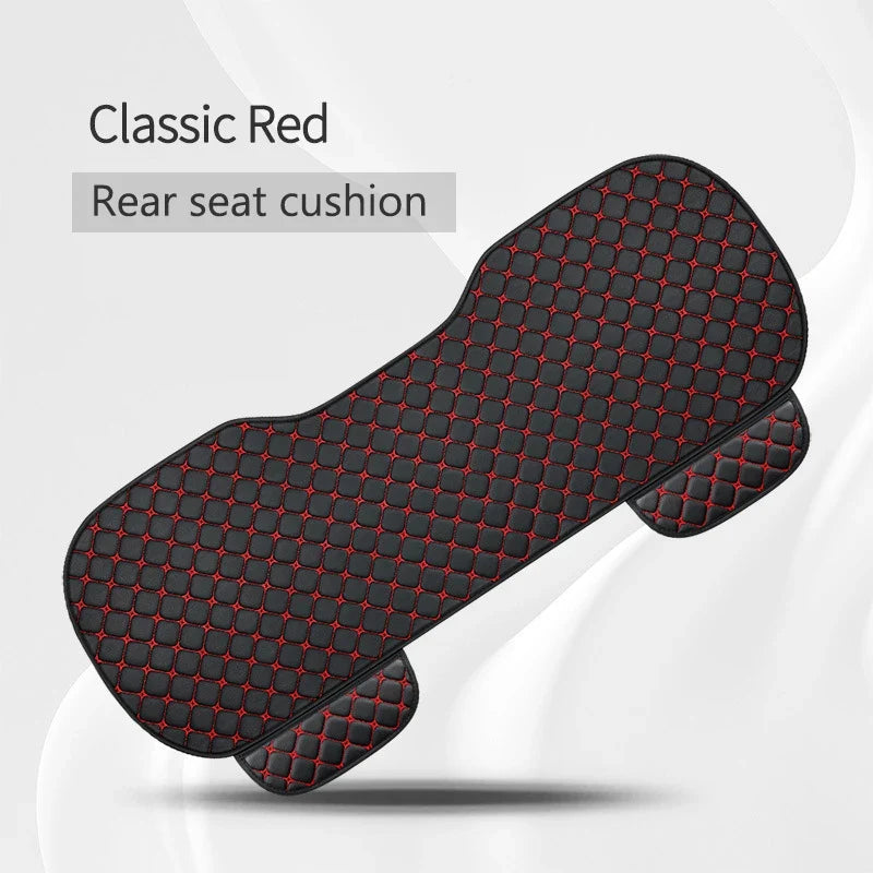 New Pu Leather Car Seat Cover Seat Back Cushion Minimalism Seat Cushion Universal Wear-resistant and Durable Four Seasons