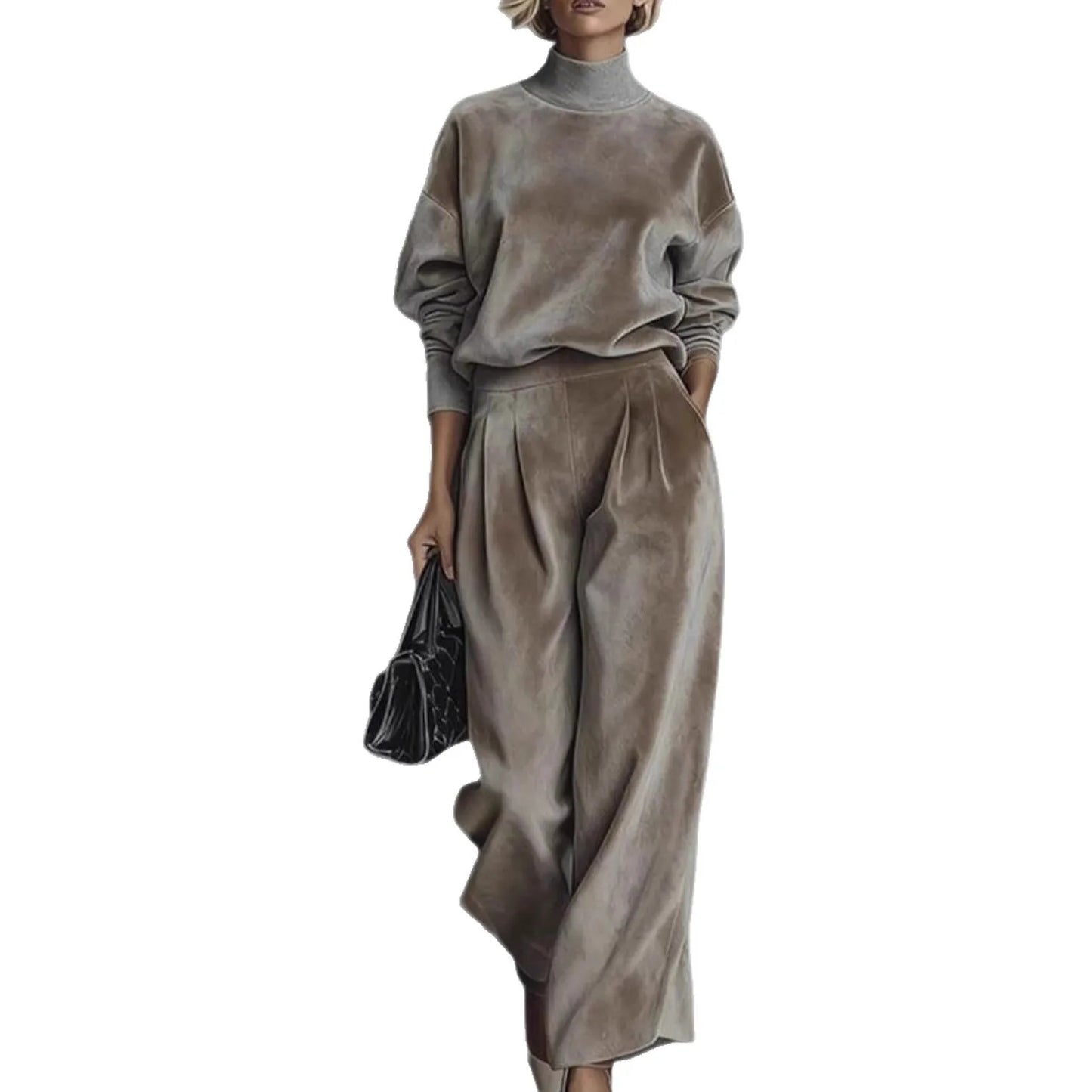 2 Pieces Women's Sets 2026 Spring Autumn Pullover Suit Long Sleeve Tops And Pants Suits Two Piece Set Tracksuit Outfit