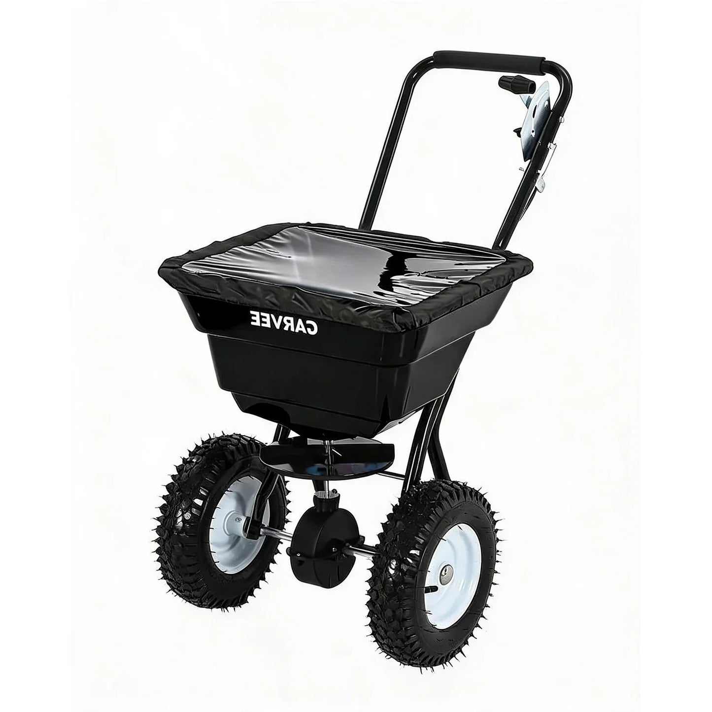 HiMISS Heavy Duty 80Lb Lawn Spreader Walk Behind Broadcast Spreader