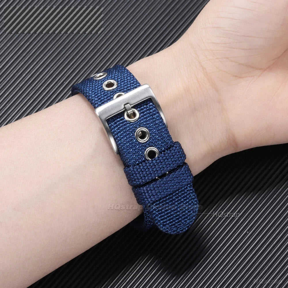 Samsung Galaxy Watch 7, 6, 5, 4 & FE Nylon Canvas Band