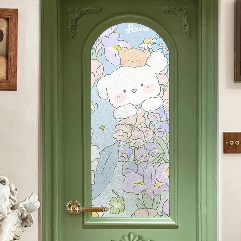 Pegatinas Kawaii para la privacidad de las ventanas