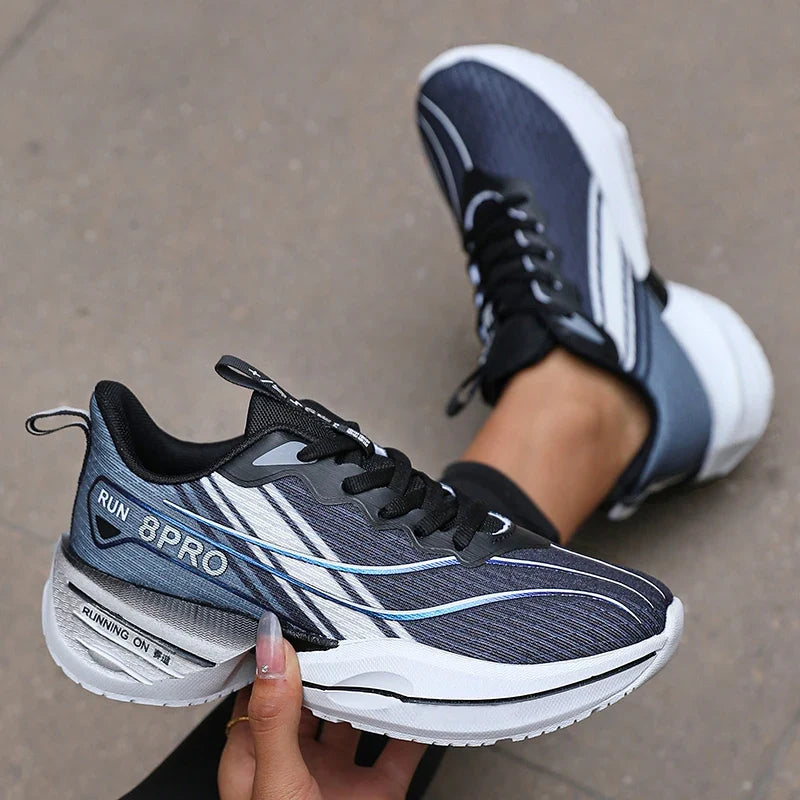 Men's Tennis Shoes Designer Fashionable Carbon Plate Sports Shoes Outdoor Soft Soled Mesh High Quality Running Shoes skateboard