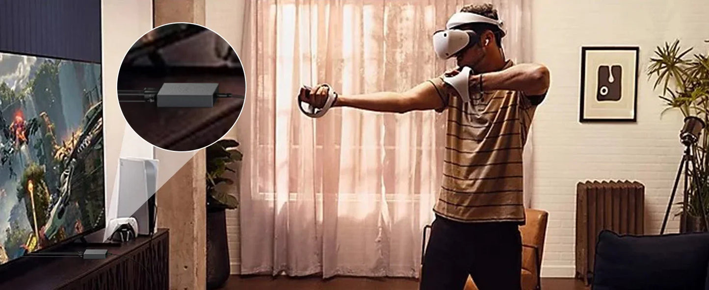 AOLION For PS5 VR2 PC Converter PS VR2 PC Adapter Kit PC Adapter