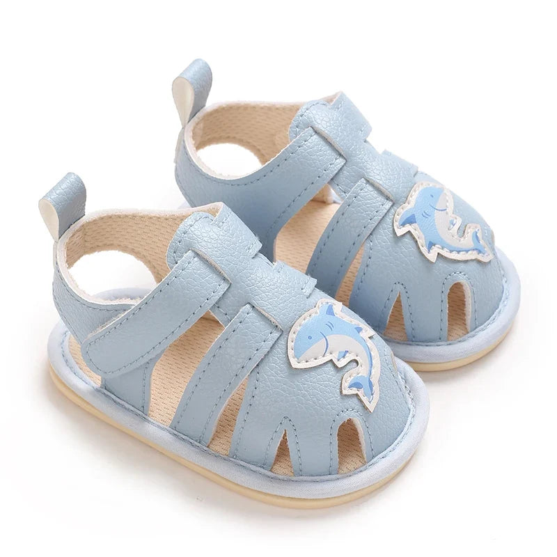 Infant Pre-Walker Shoes 0-18M Baby Shoes Summer Sandals, Cute Breathable Soft Sole Footwear for Boys Girls