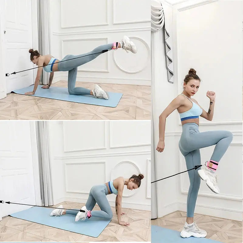 Strengthen Your Legs with Ankle Strap Resistance Bands