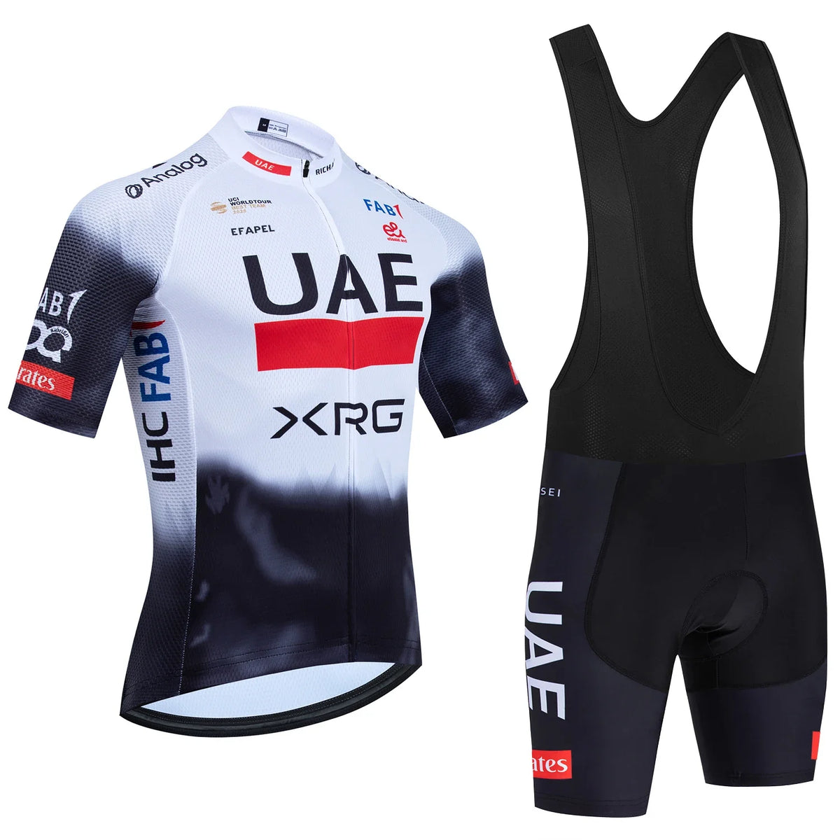 2026 New WHITE Cycling Jersey UAE Team Bike Jersey Shorts 10 Color Men Women Quick dry Ropa Ciclismo Pro Bicycle TShirt Clothing