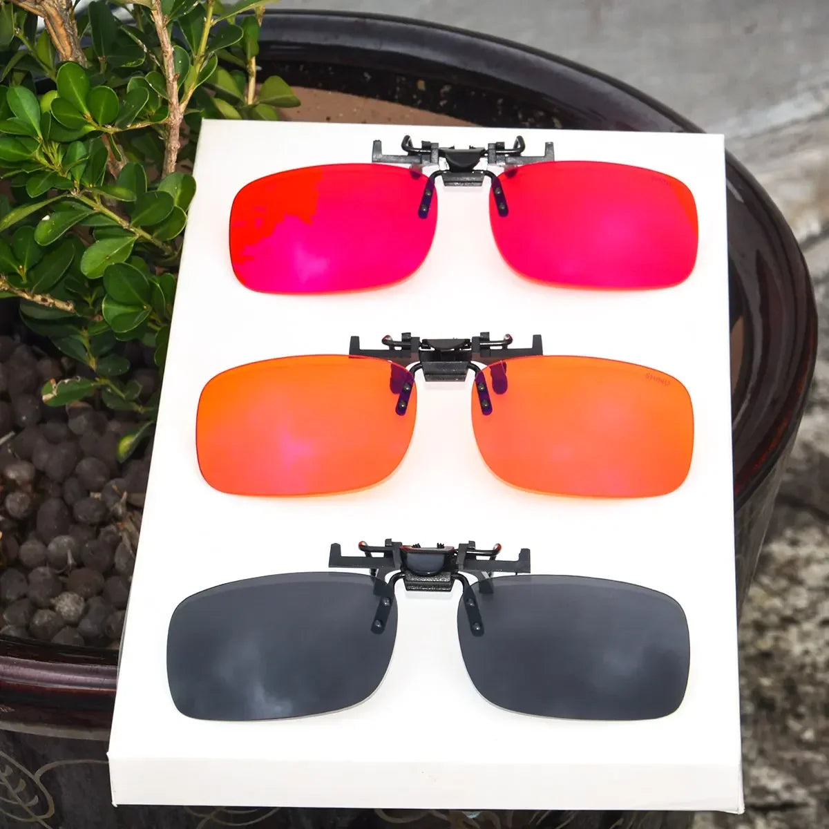 Anti Blue Light Lenses Clip On Red Lenses Better Sleep Clip On Orange Lens For Gaming Or Working Yellow Driving Lens Polarized