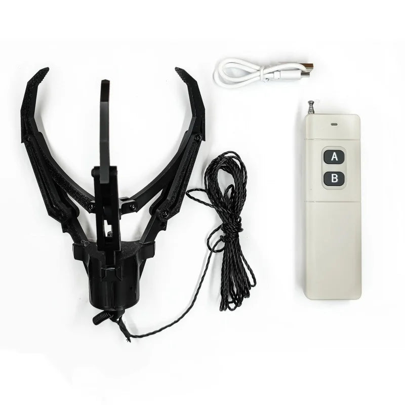 Drone Mechanical Claw Hook Grabber Air Release Payload Dropper Remote Control Intelligent Pick Up Drop Device Fishing Rescue Kit