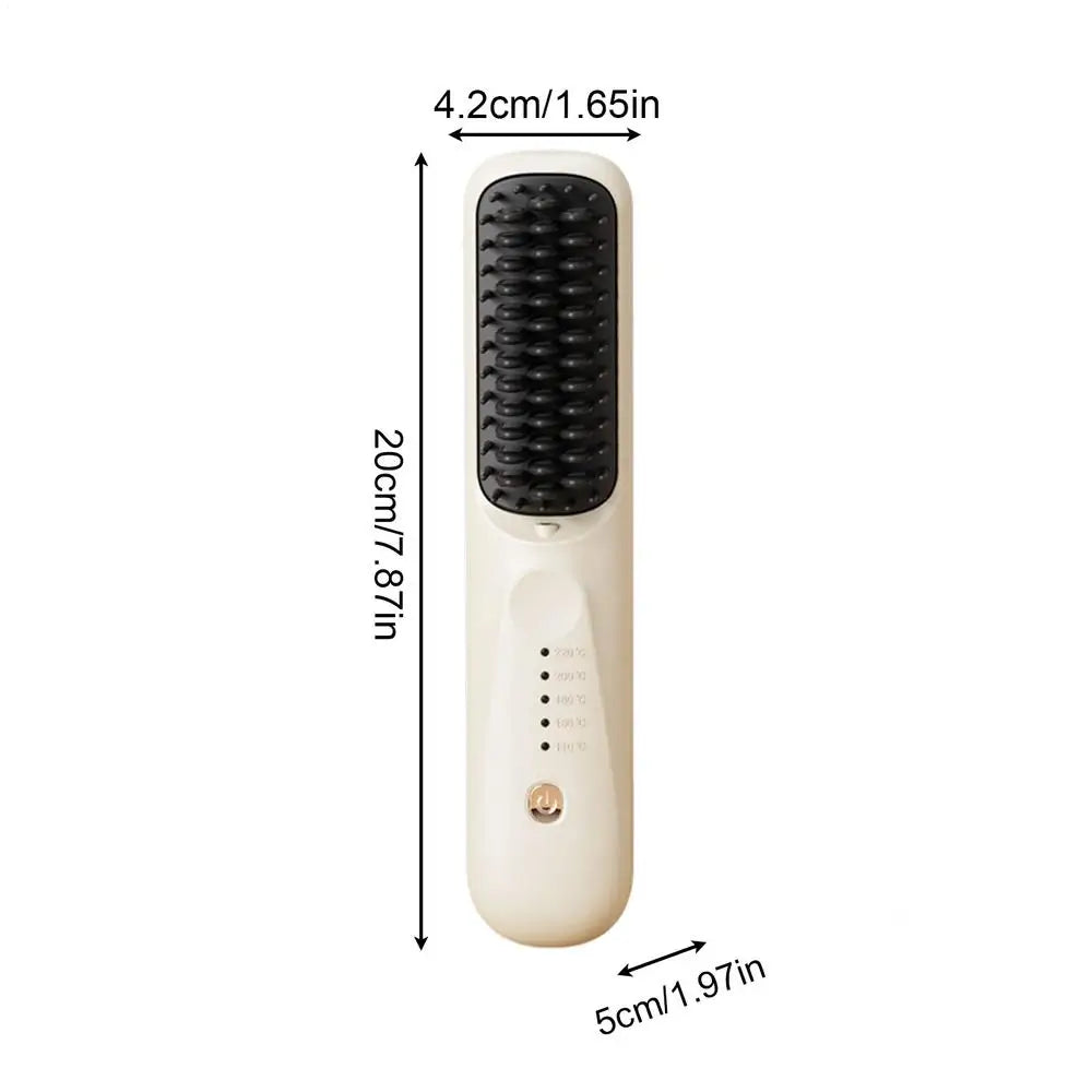 5-Mode Heating Hair Straightening Brush Negative Ion Multi-Temp Brush Electric Hair Brushes Hot Comb Straightener Hair Tool
