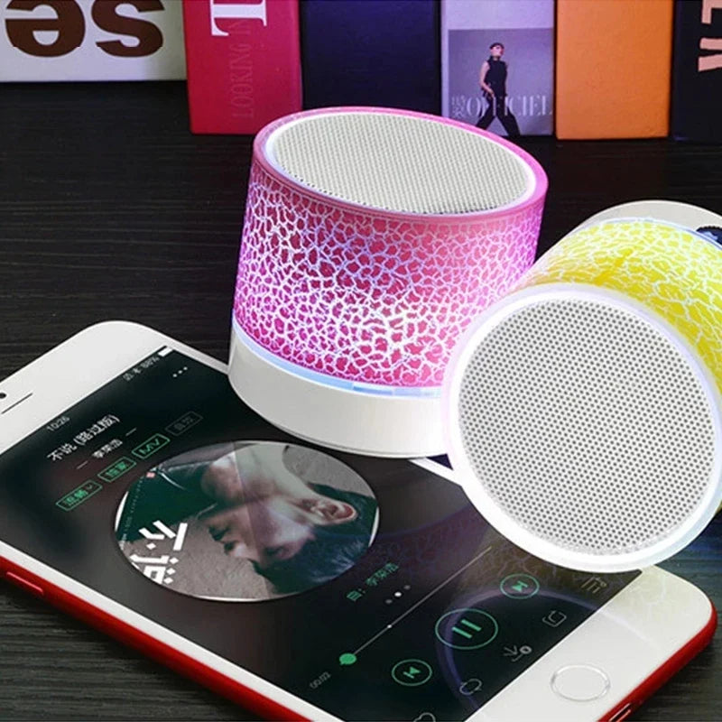 Mini Portable Wireless Bluetooth Speaker Sound Music Box Blutooth With LED Lights For PC Phone Subwoofer Bluetooth HiFi Speaker