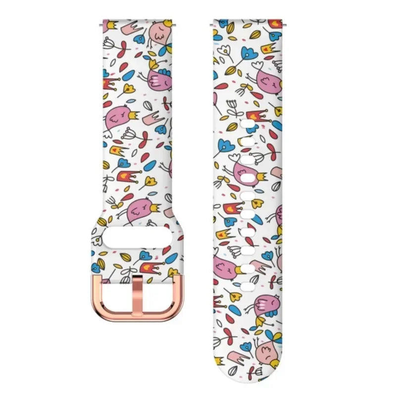 Motorola Moto Watch Printed Silicone Band