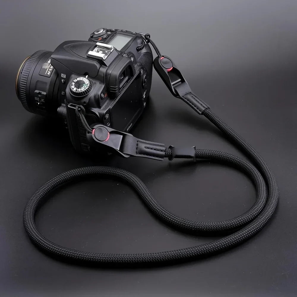 Adjustable Quick-ReleaseCamera Strap Durable Polyamide Climbing Rope for DSLR Mirrorless Cameras For Nikon Canon Sony Fuji