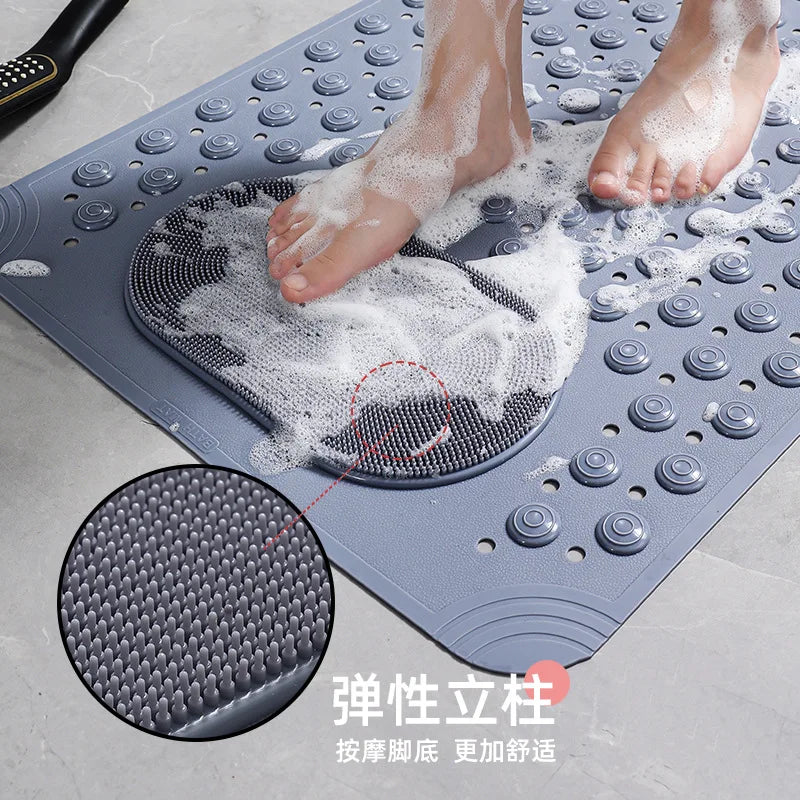 Household Bathroom Non-slip Toilet Floor Mat Toilet Anti-drop Mat Bathtub Massage Mat