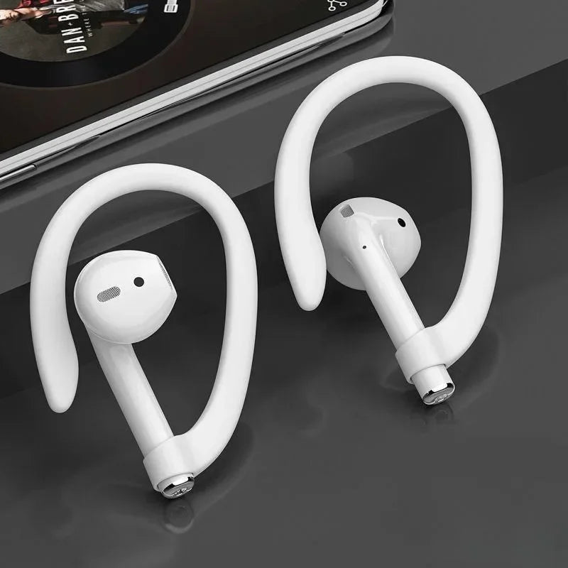 1pair Silicone Anti-Lost Ear Hooks Bluetooth Earphone Sports Prevent