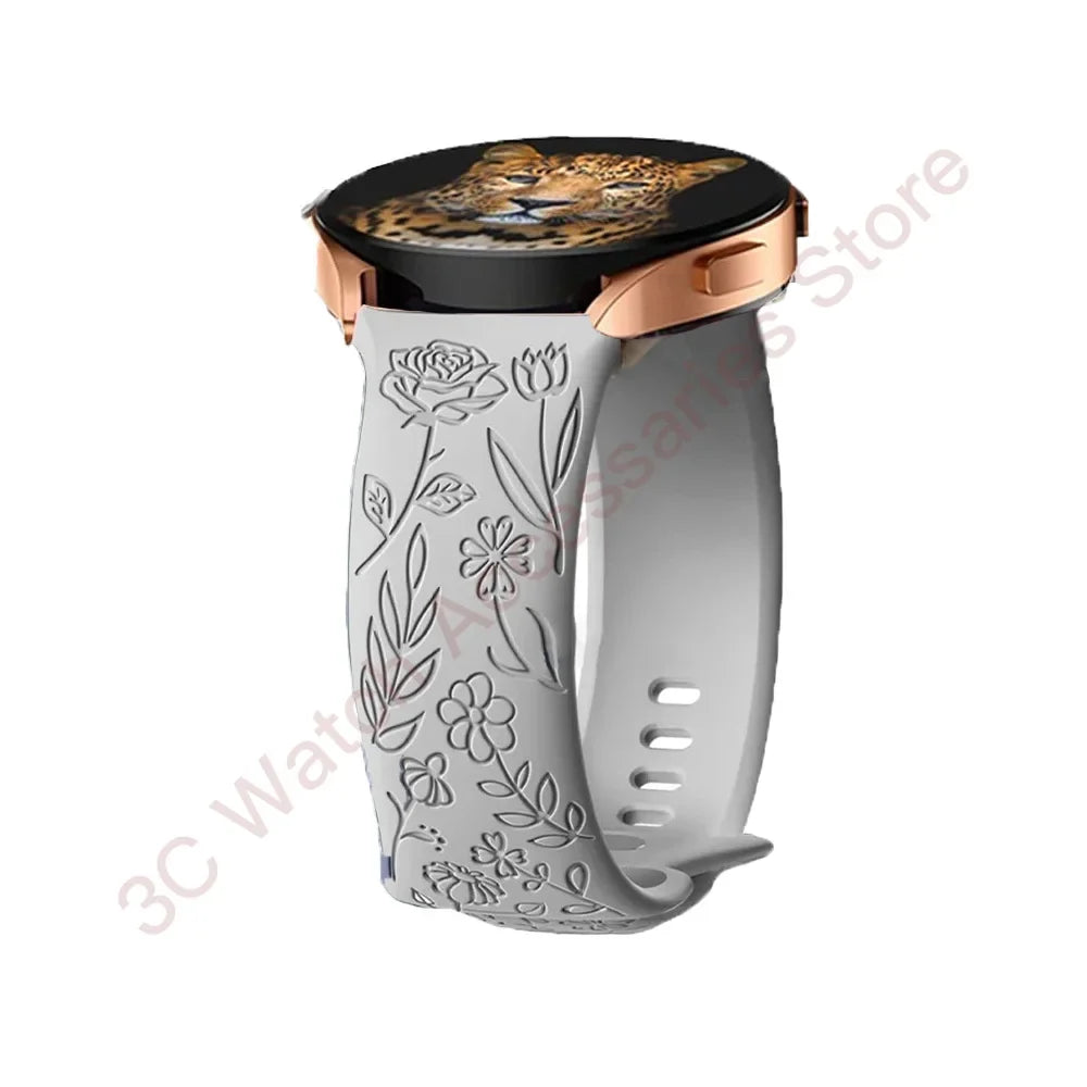 Polar Vantage, Grit X & Ignite Rose Engraved Silicone Band