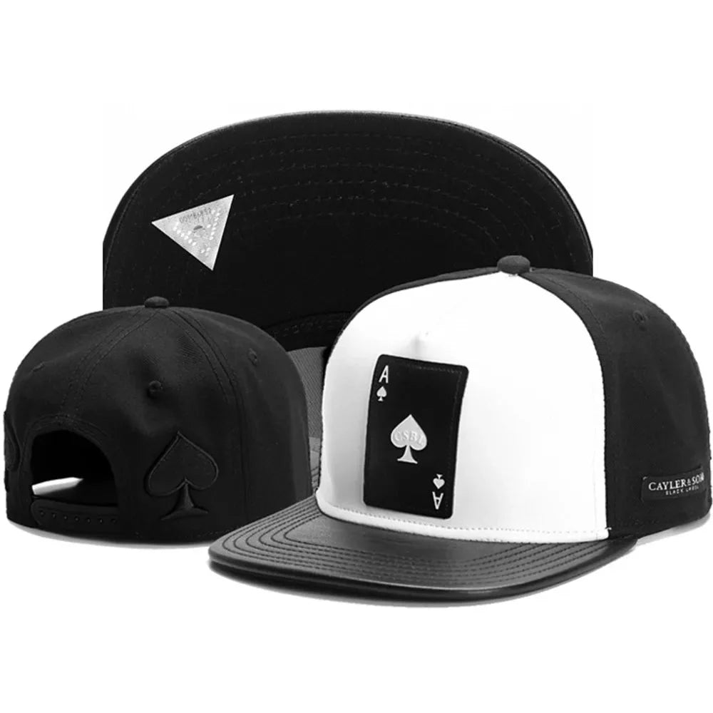 Gorra Ajustable de Béisbol con Visera Plana – Diseño Mano Calavera