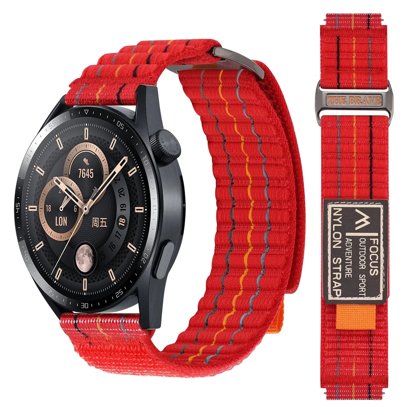 Motorola Moto Nylon Trail Loop Band Sport Smartwatch Strap Men Women